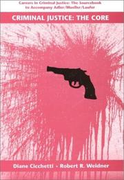 Front cover of Criminal Justice by Diane Cicchetti