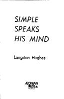 Cover of: Simple speaks his mind