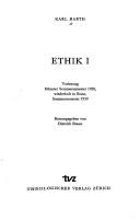 Ethik by Karl Barth epistle to the Roman’s