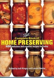 Cover of: Ball Complete Book of Home Preserving by 