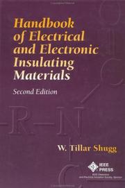 Cover of: Handbook of electrical and electronic insulating materials | W. Tillar Shugg