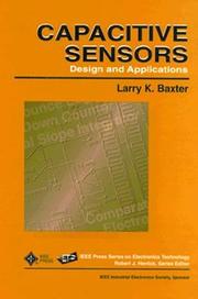Cover of: Capacitive Sensors by Larry K. Baxter, Robert J. Herrick