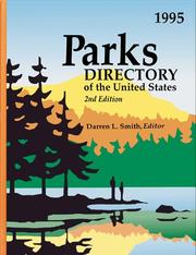 Cover of: Parks Directory of the United States by Darren L. Smith