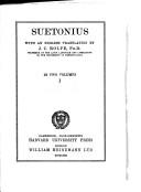 Cover of: Suetonius by Suetonius, Suetonius