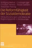 Cover of: Die Reformfähigkeit der Sozialdemokratie by Wolfgang Merkel ... [et al.].