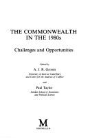 Cover of: The Commonwealth in the 1980s