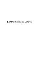 Cover of: L' imaginaire du cirque