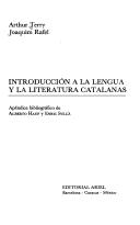 Cover of: Introducción a la lengua y la literatura catalanas