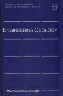 Cover of: Engineering Geology: Proceedings of the 27th International Geological Congress -- Invited Papers (Engineering Geology)