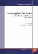 Cover of: Un carteggio di fine secolo: Renato Fucini-Emila Peruzzi, 1871-1899