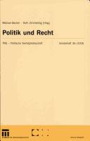 Cover of: Politik und Recht