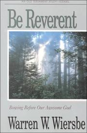 Cover of: Be Reverent (Be)