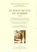 Cover of: Le point de vue du nombre by Maurice Halbwachs