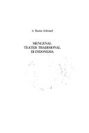 Cover of: Mengenal teater tradisional di Indonesia