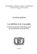 La mitra e il calamo by Giuseppe Chironi