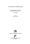 Cover of: Carteggio, 1939-1956
