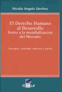 El derecho humano al desarrollo frente a la mundialización del mercado