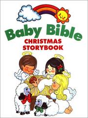 Cover of: Baby Bible Christmas storybook