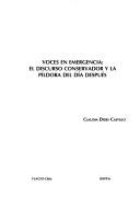 Cover of: Voces en emergencia by Claudia Dides C., Claudia Dides C.