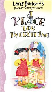 Cover of: A place for everything