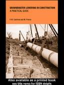 Cover of: Groundwater lowering in construction by P. M. Cashman