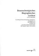 Cover of: Braunschweigisches biographisches Lexikon: 8. bis 18. Jahrhundert