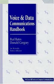 Cover of: Voice and data communications handbook