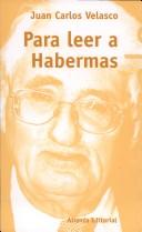 Cover of: Para leer a Habermas