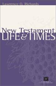 Cover of: New Testament Life and Times (Home Bible Study Library)
