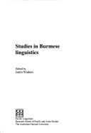 Cover of: Studies in Burmese linguistics