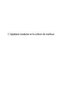 Cover of: L' épidémie moderne et la culture du malheur: petit traité du chikungunya