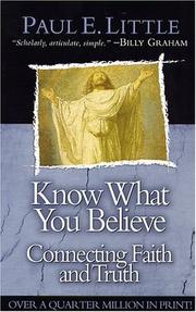 Cover of: Know What You Believe