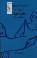 Cover of: Berliner Tagebuch by Aldona Gustas