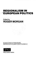 Cover of: Regionalism in Europe