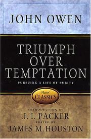 Cover of: Triumph over Temptation by John Owen, J. M. Houston