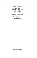 Cover of: Das Drehbuch der Liebe by Paul Nizon