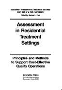 Cover of: Assessment in residential treatment settings