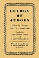 Cover of: Euology of judges