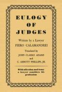 Cover of: Euology of judges by Calamandrei, Piero