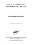 Cover of: Globalisation, employment, and poverty reduction: a case study of Ghana