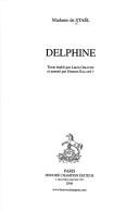 Cover of: Delphine by Madame de Staël