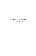 Cover of: Regional cooperation perspectives