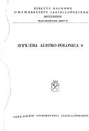 Cover of: Studia austro-polonica. by [Herausgeber ... Józef Buszko, Walter Leitsch].