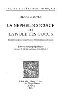 Cover of: La Néphélococugie, ou, La Nuée des cocus: première adaptation des Oiseaux d'Aristophane en français