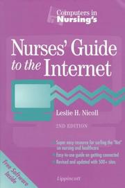 Cover of: Computers in nursing's nurses' guide to the Internet. by Leslie H. Nicoll