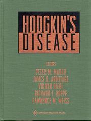 Cover of: Hodgkin's Disease by 