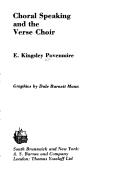 Choral speaking and the verse choir by E. Kingsley Povenmire