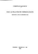 Cover of: Das altslavische Hirmologion: Edition und Kommentar