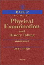 Cover of: Bates' guide to physical examination and history taking.