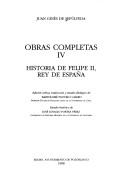 Cover of: Historia de Felipe II, Rey de España by Juan Ginés de Sepúlveda, Juan Ginés de Sepúlveda